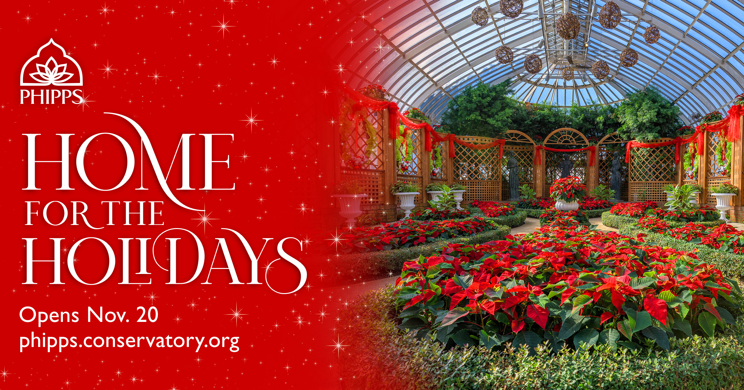 Winter Flower Show: Home for the Holidays Now Open 
