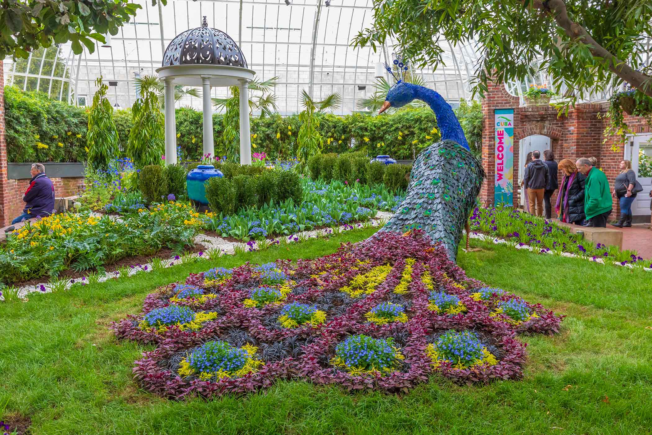 Spring Flower Show Gardens of the Rainbow Phipps Conservatory and