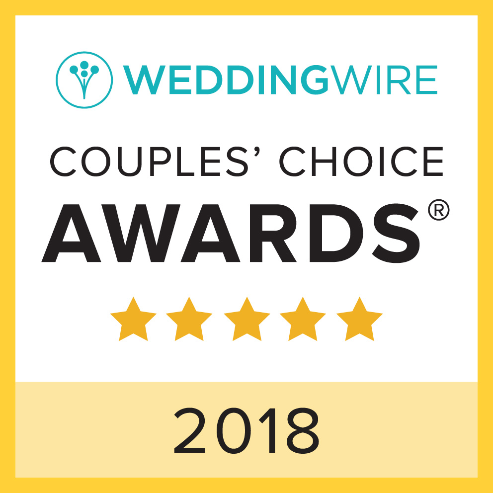 2018 Winner, WeddingWire Couples' Choice Awards