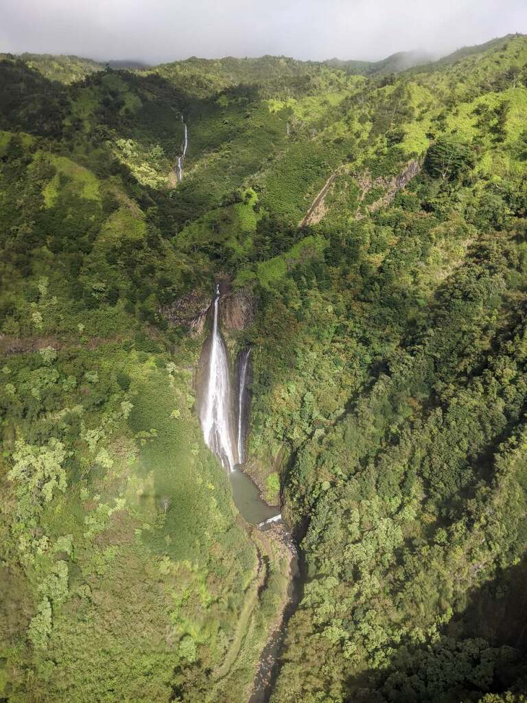 Hawaii from a helicopter ride