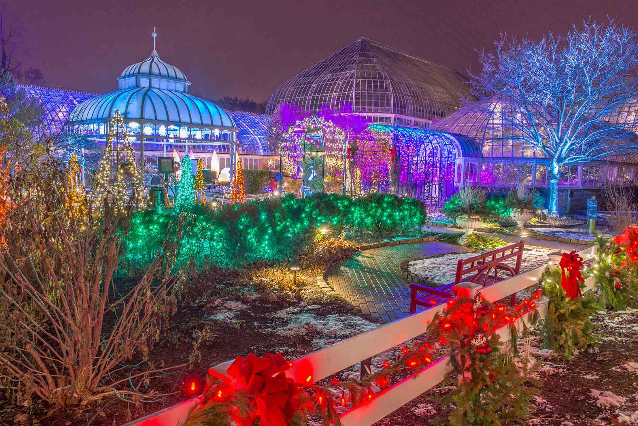 Winter Flower Show and Light Garden 2014 Winter Wonderland Phipps