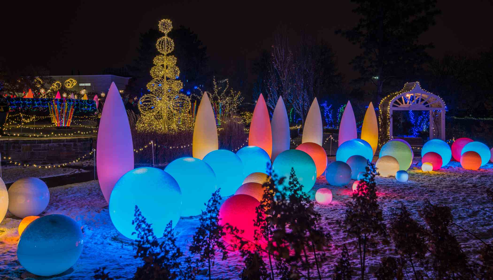 Winter Flower Show And Light Garden 2017 Holiday Magic Phipps