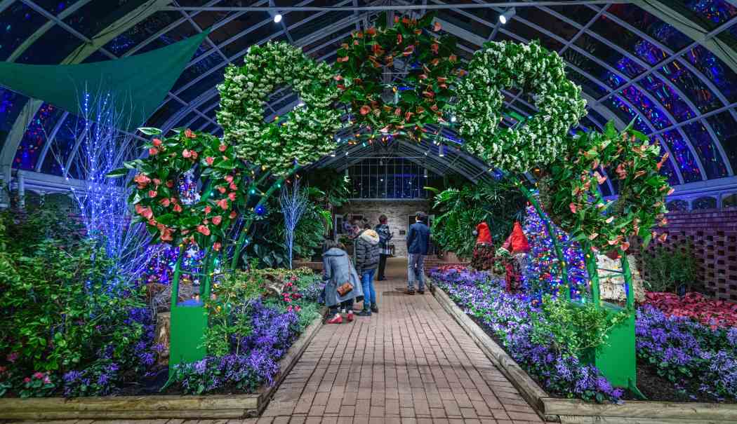 Winter Flower Show and Light Garden 2023: Holiday Magic! Season’s Greenings