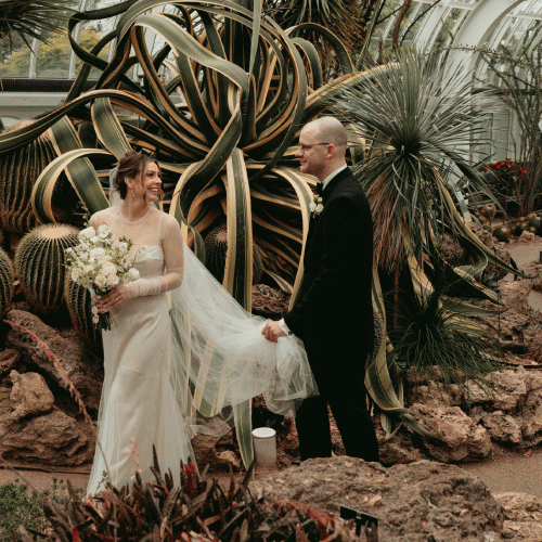 Weddings Under Glass: Abbey and Paul