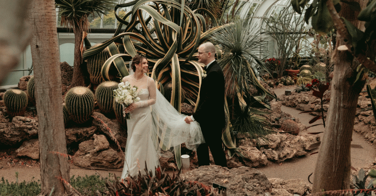 Weddings Under Glass: Abbey and Paul