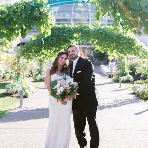 Weddings Under Glass: Dominique and Shawn