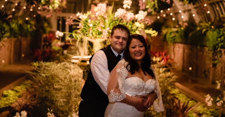 Wedding Under Glass: Michelle and Stephen Wedding Under Glass: Michelle and Stephen