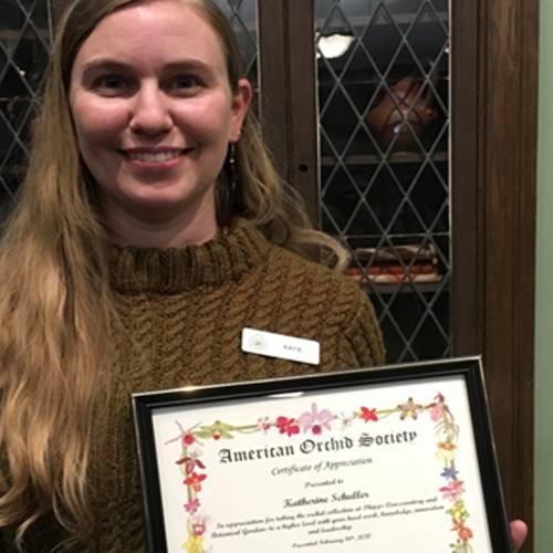 Orchid Society Recognizes Phipps