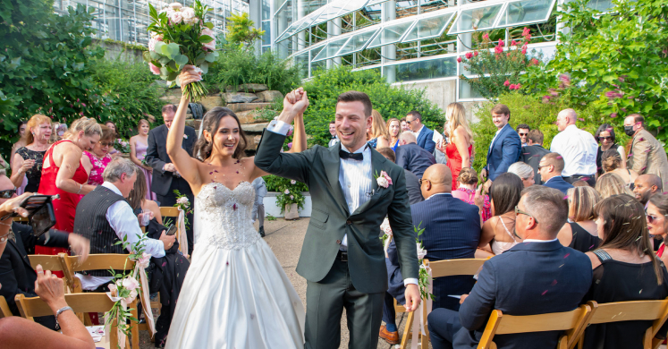 Weddings Under Glass: Silvia and Mark