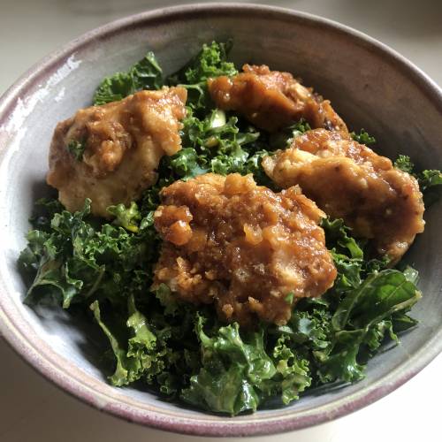 Sticky Honey Sesame Cauli Wings