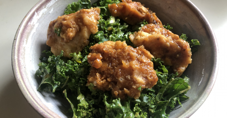 Sticky Honey Sesame Cauli Wings