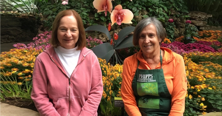 Volunteer Spotlight: Demetria Marsh and Nancy Kline, Orchid Society of Western Pennsylvania