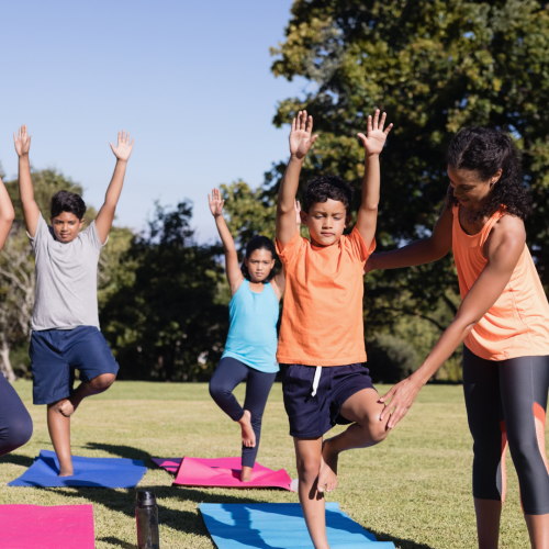 Get Moving Outdoors with Animal Yoga