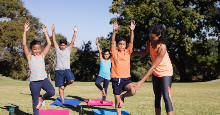 Get Moving Outdoors with Animal Yoga