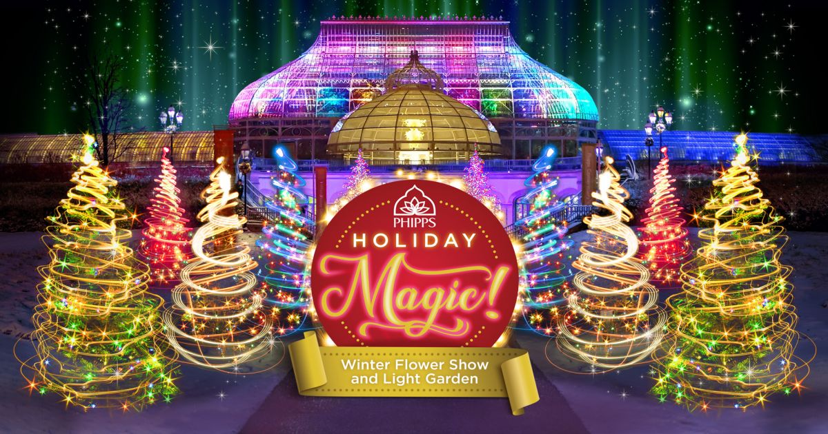 Holiday Magic Winter Flower Show And Light Garden Phipps