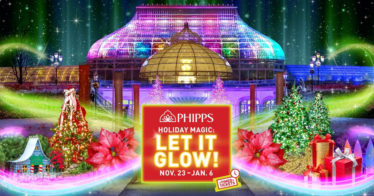 Phipps Conservatory Christmas 2022 Phipps Conservatory's Holiday Magic: Let It Glow! Timed Tickets Now On Sale  | Phipps Conservatory And Botanical Gardens | Pittsburgh Pa